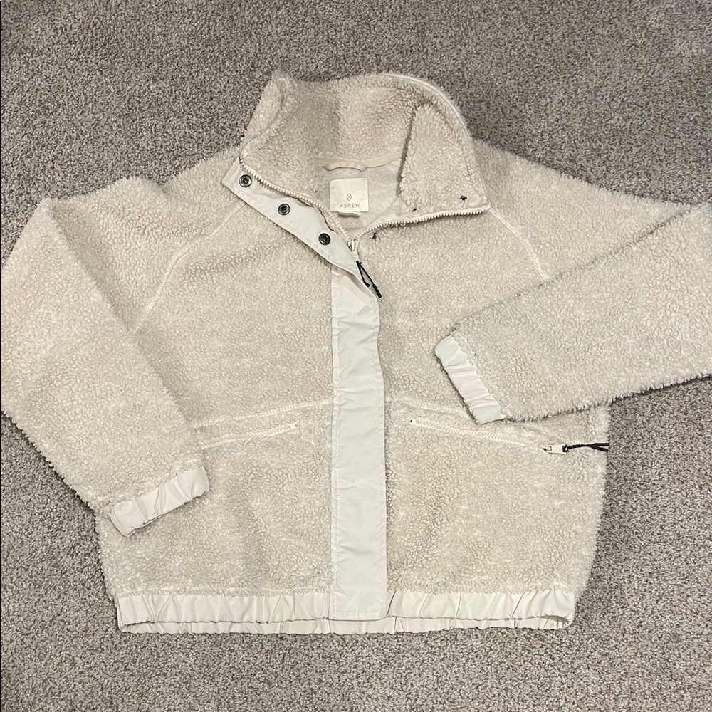 Women's Cream Teddy Jacket